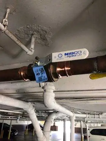 Copper pipe repair and valve work for Water Line Repair in Georgia Tech